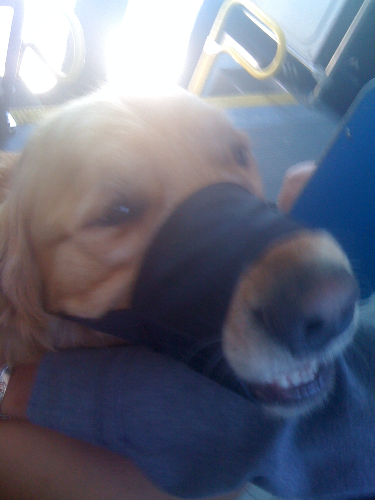 Yep, He is smiling too!